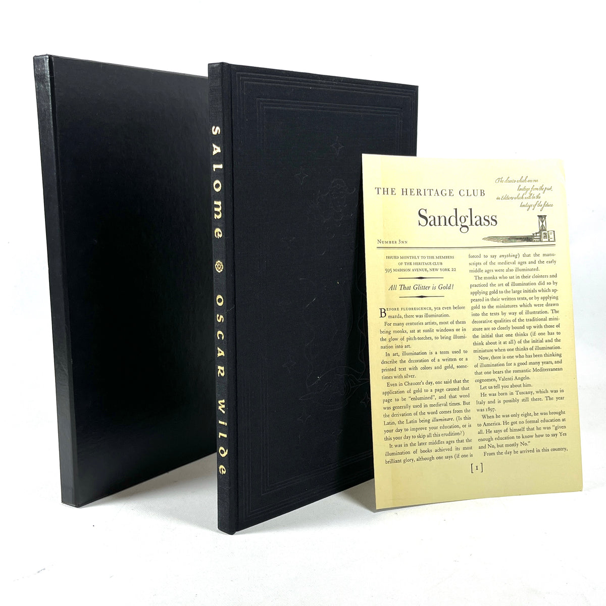 Oscar Wilde, Salome, Valenti Angelo, The Heritage Press, 1945, Near Fine HC w/slipcase