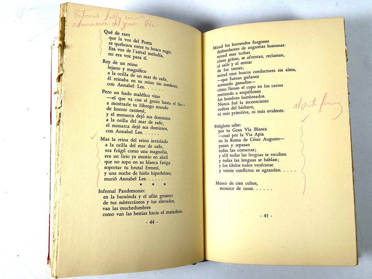 A. Ortiz-Vargas, Las Torres de Manhattan, 1st Ed, 1939, SIGNED, Very Good hardcover w/DJ
