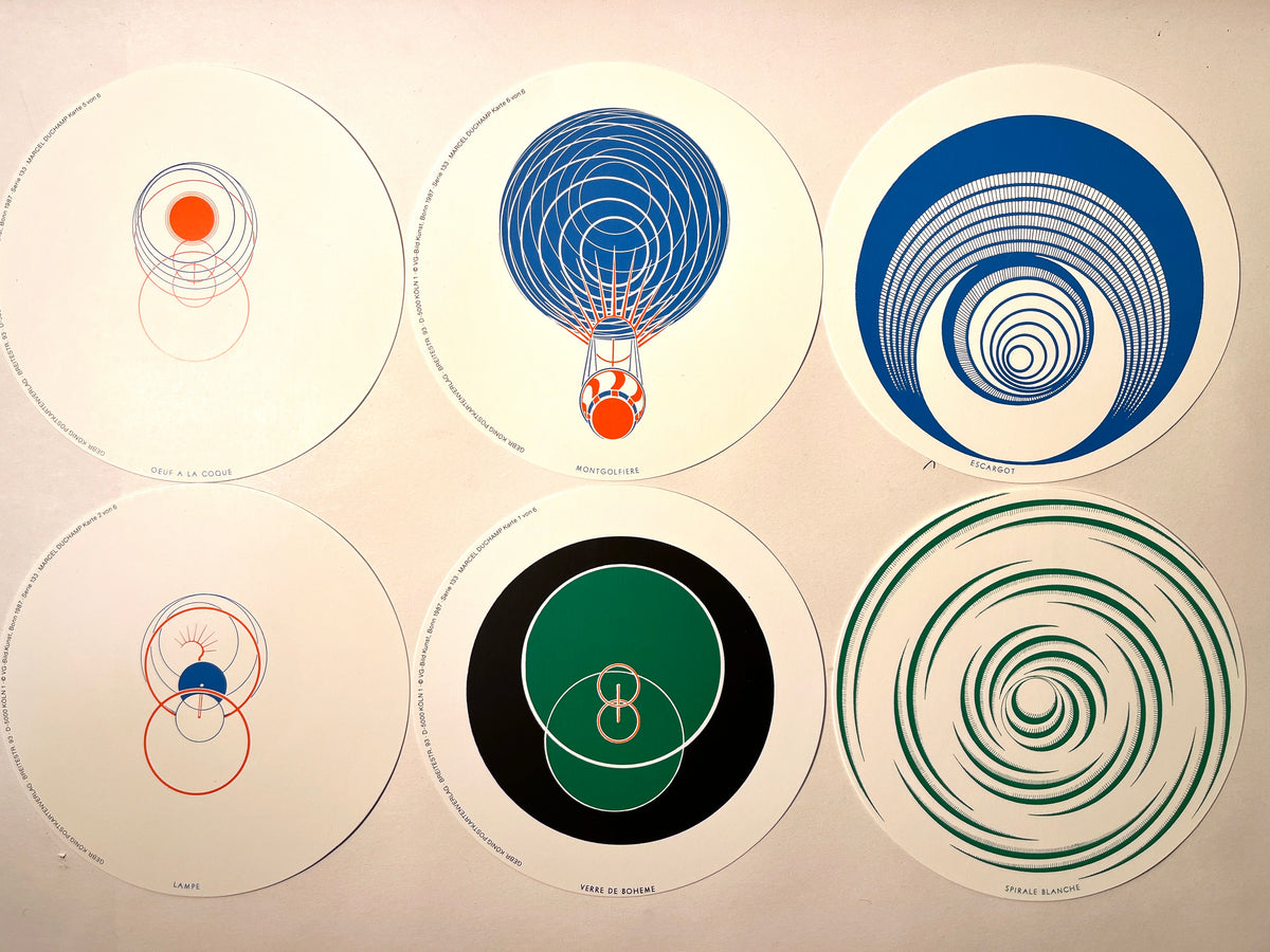 Marcel Duchamp, Rotoreliefs, CERCEAUX SERIE 133 facsimile edition by Konig 1987