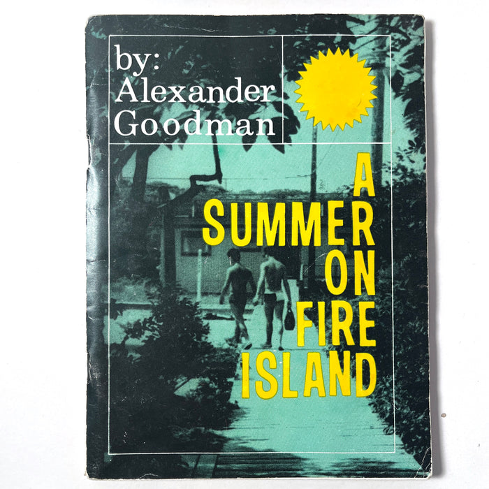 Alexander Goodman,  [George Haimsohn] A Summer on Fire island, Guild Press, 1966, 18+