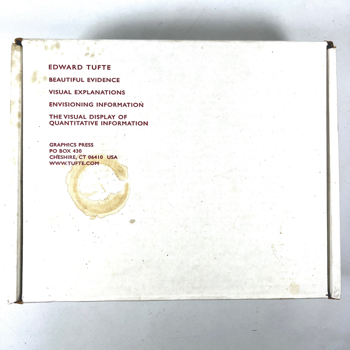 Visual Explanations, 4 Vols, Graphics Press, 2010-2012, SIGNED x2, Near Fine HC w/DJ + box case