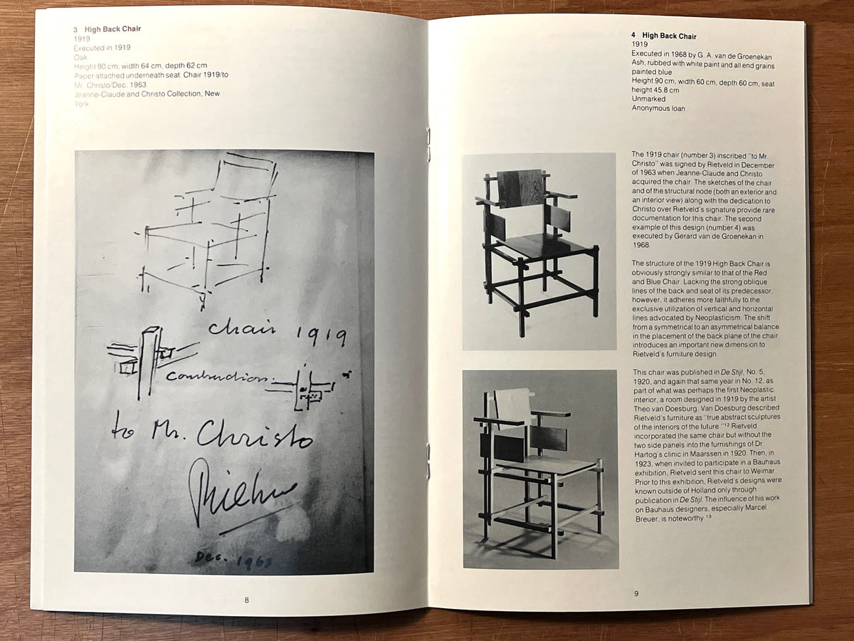 In Focus: Gerrit Thomas Rietveld, Phillip Johnston, Wadsworth Atheneum, 1980