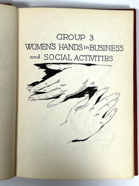 Hands and Their Construction, Victor Perard, 1940, Good + HC