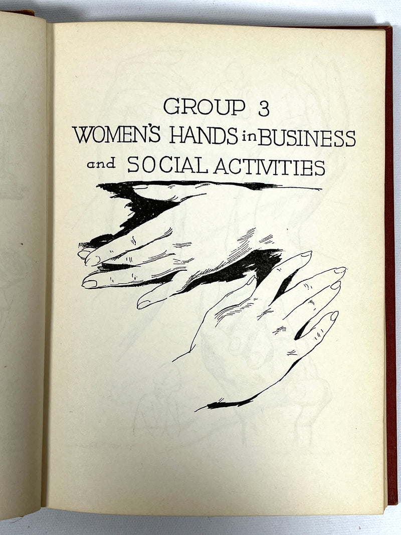 Hands and Their Construction, Victor Perard, 1940, Good + HC