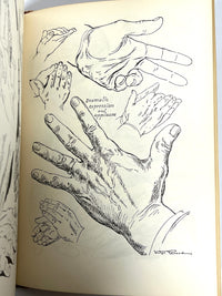 Hands and Their Construction, Victor Perard, 1940, Good + HC