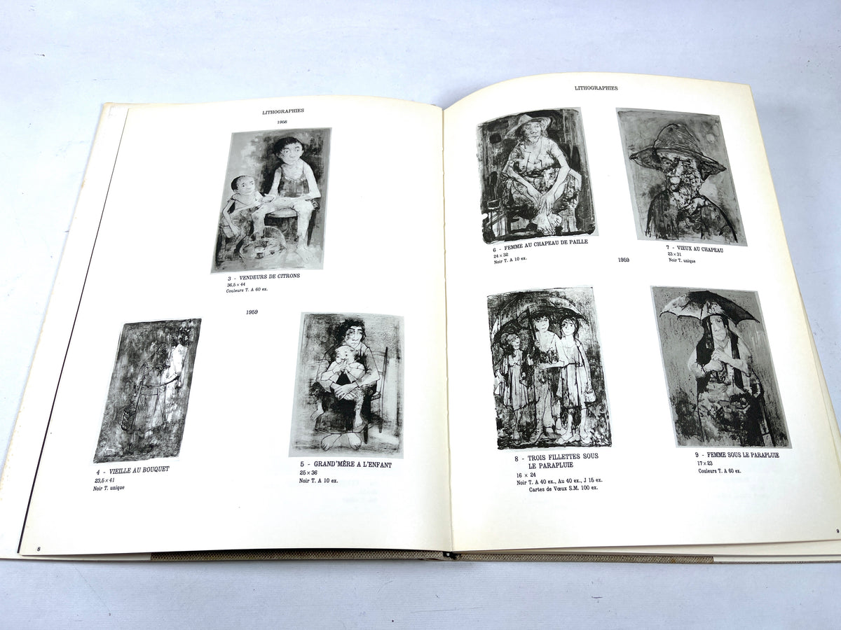 Jansem, Oeuvres Graphiques, Touchstone Publishers, 1970, Near Fine HC w/dust jacket