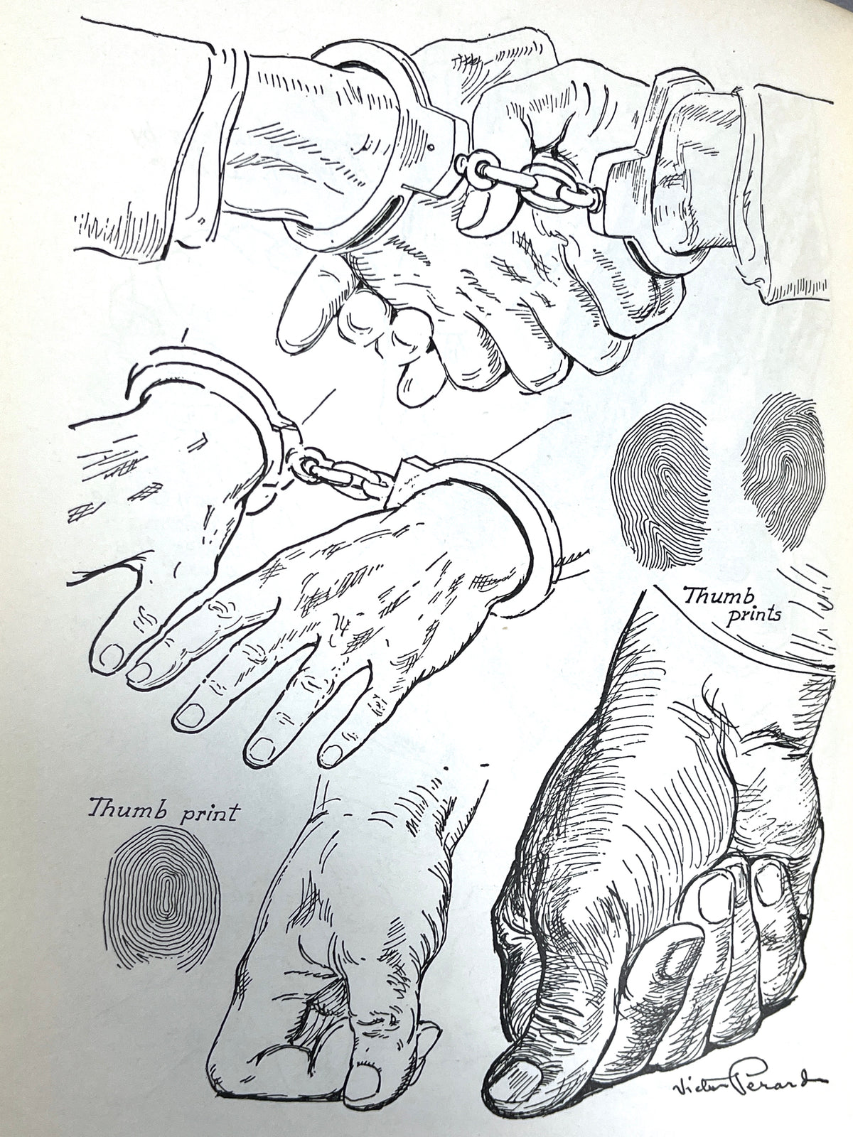 Hands and Their Construction, Victor Perard, 1940, Good + HC