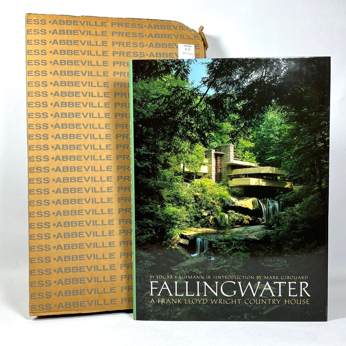 Fallingwater: A Frank Lloyd Wright Country House, Edgar Kaufmann Jr, Near Fine HC & DJ