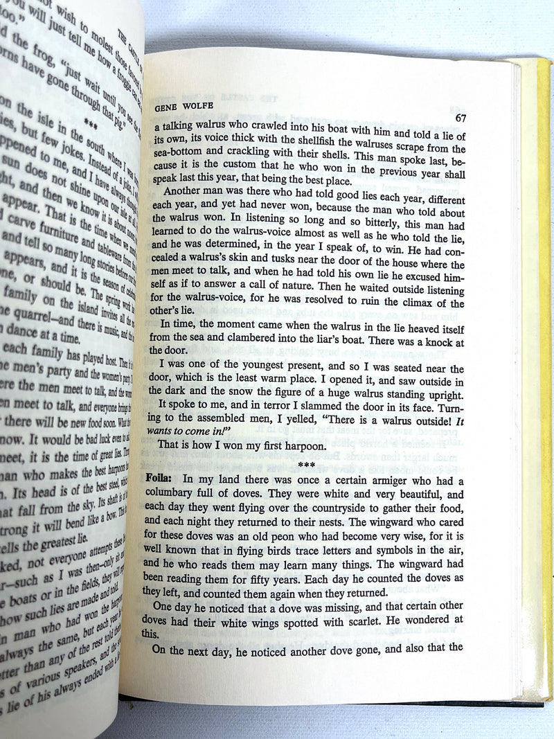 The Castle of the Otter, Gene Wolfe, 1982, Near Fine HC, Very Good DJ
