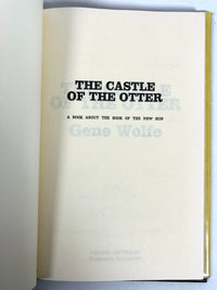 The Castle of the Otter, Gene Wolfe, 1982, Near Fine HC, Very Good DJ