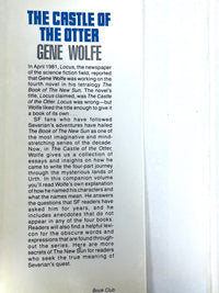 The Castle of the Otter, Gene Wolfe, 1982, Near Fine HC, Very Good DJ
