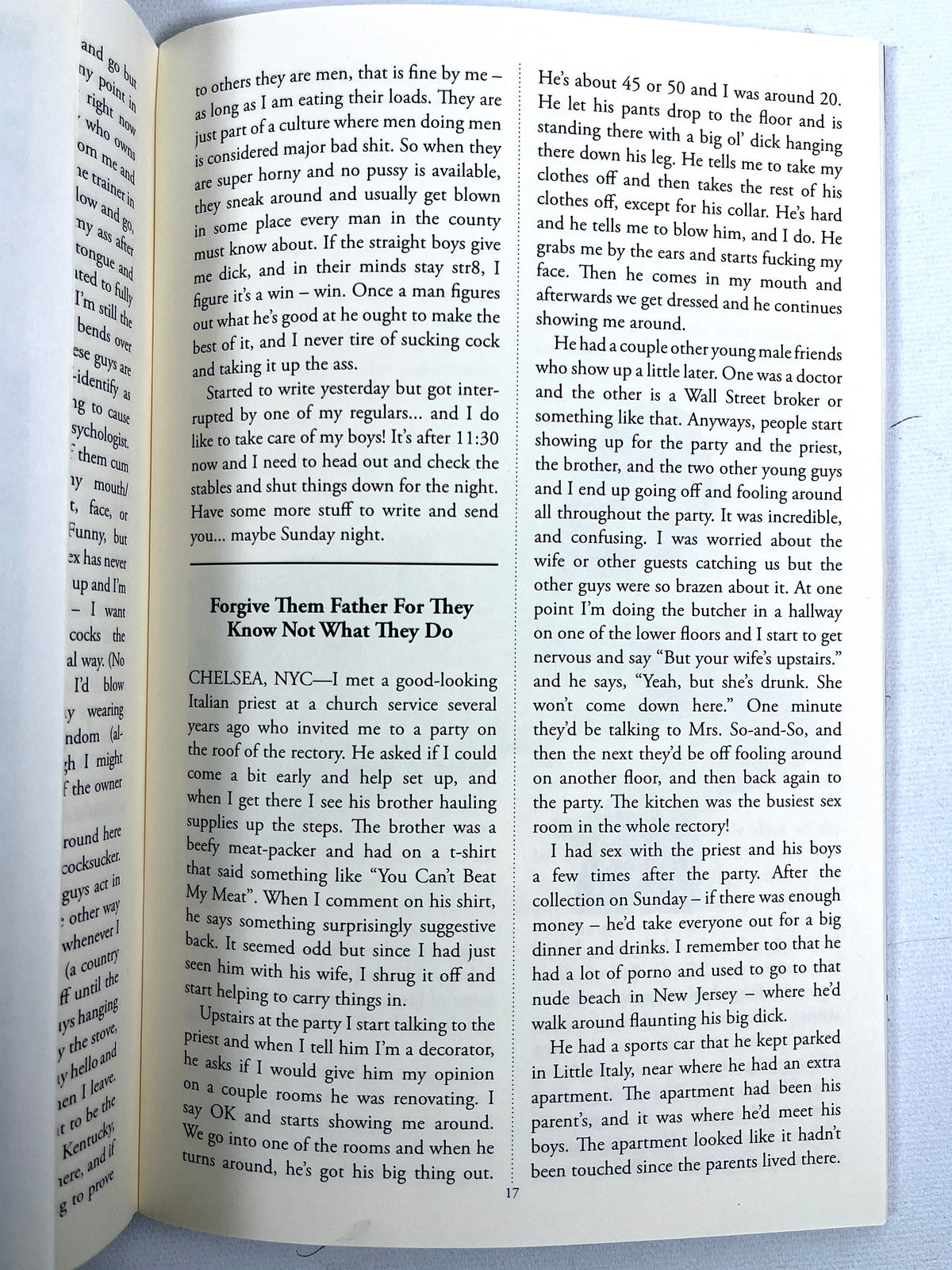 Straight to Hell: The Manhattan Review of Unnatural Acts, Issue 67, Very Good + SC 18+