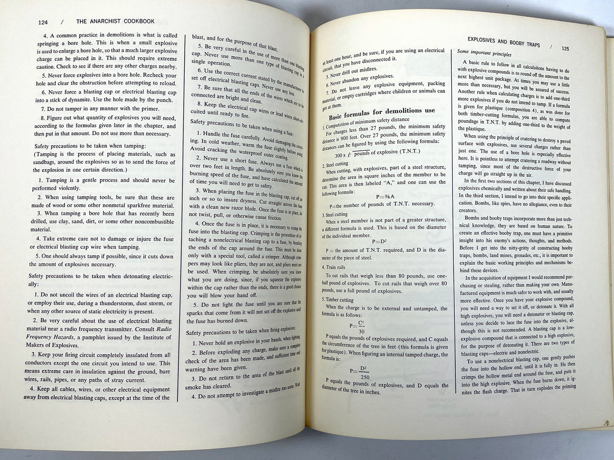 William Powell, The Anarchist Cookbook, 2nd print, Very Good - softcover, 1971