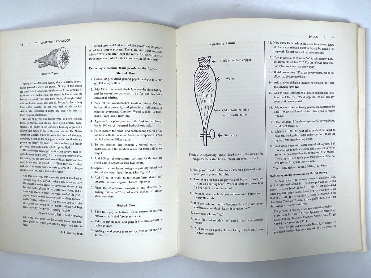 William Powell, The Anarchist Cookbook, 2nd print, Very Good - softcover, 1971