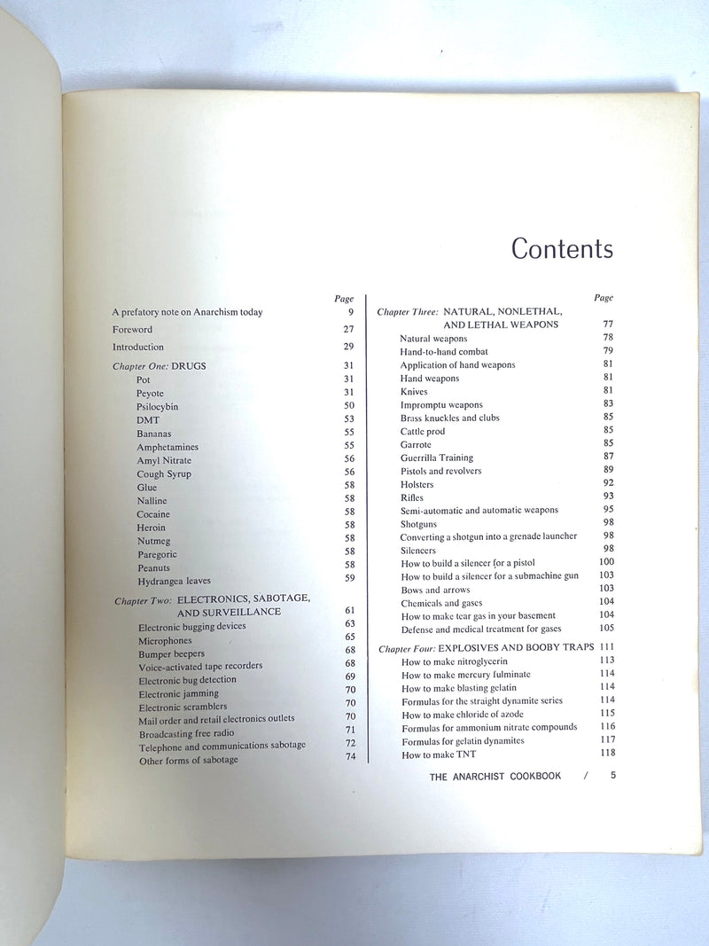 William Powell, The Anarchist Cookbook, 2nd print, Very Good - softcover, 1971