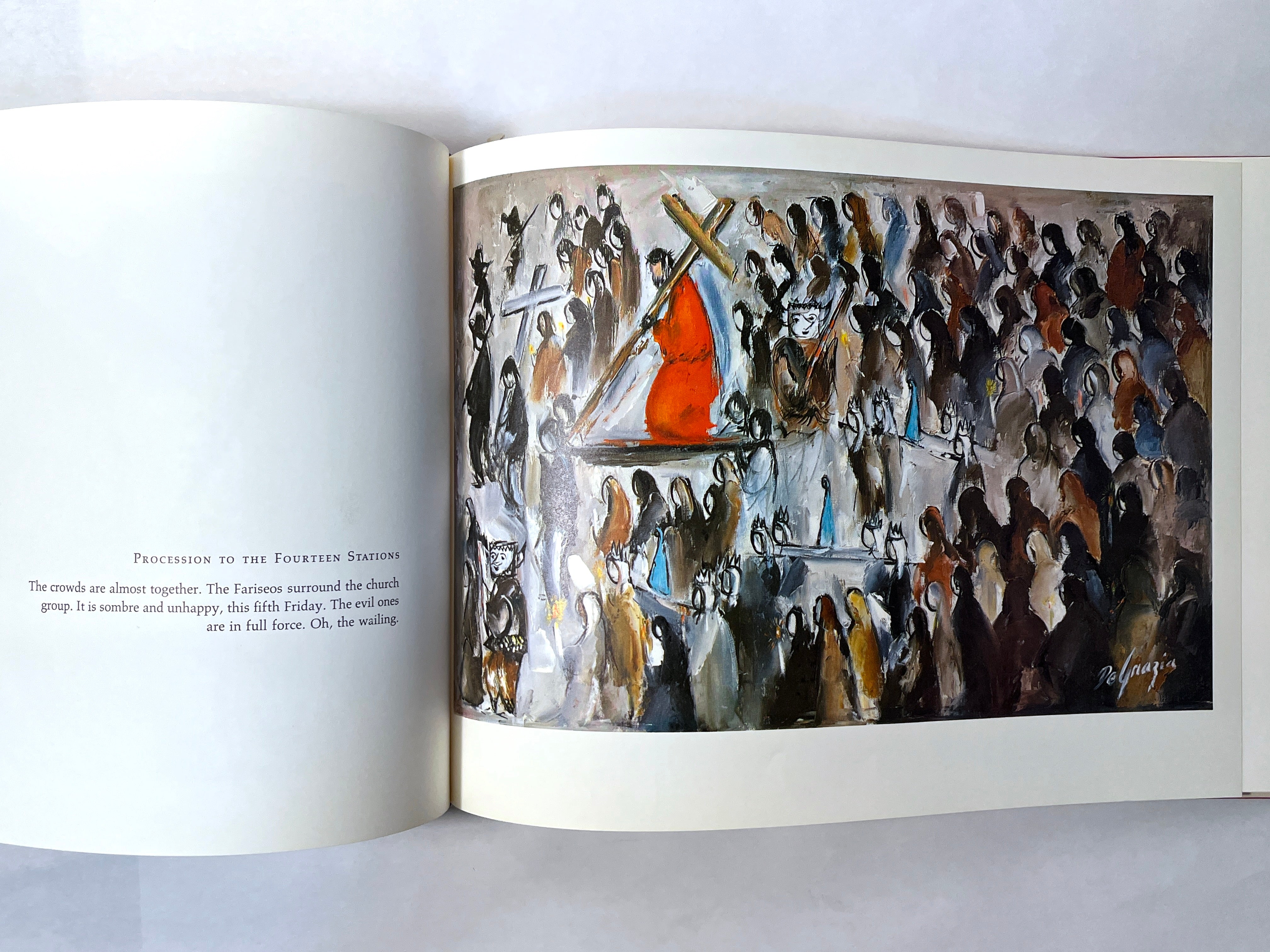 De Grazia Paints the Yaqui Easter, Ted De Grazia, SIGNED, 1968