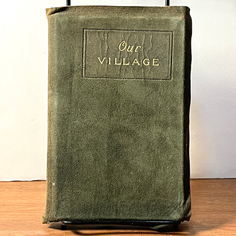 Our Village, Mary Russell Mitford, H.M. Caldwell, HC, VG green leather 18mo.