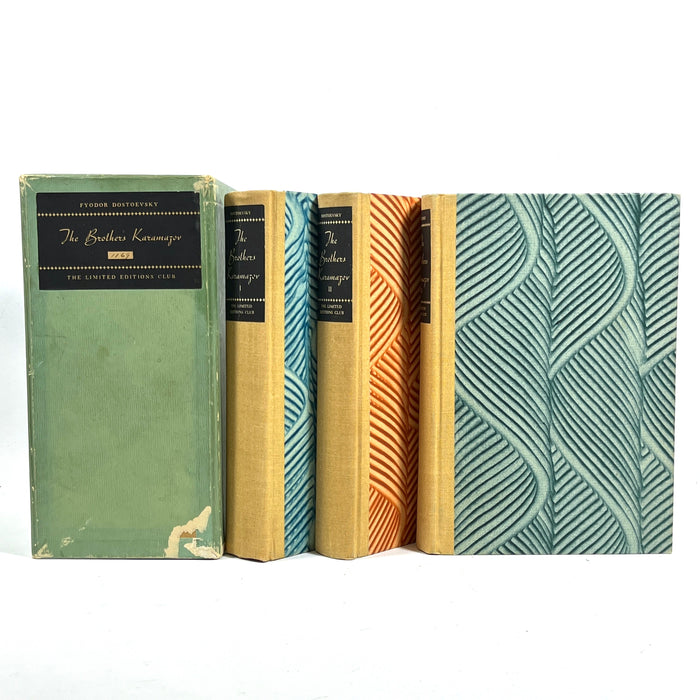 Dostoevsky, The Brothers Karamazov, 3 Vols., Alexander King, 1933, SIGNED, VG HC w/slipcase.