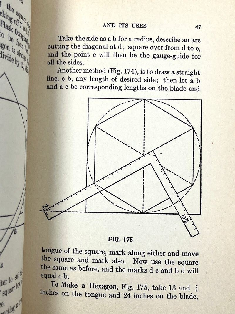 Steel Square and Its Uses, William Radford, 2 Vol, 1914, Very Good + hardcover