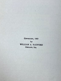 Steel Square and Its Uses, William Radford, 2 Vol, 1914, Very Good + hardcover