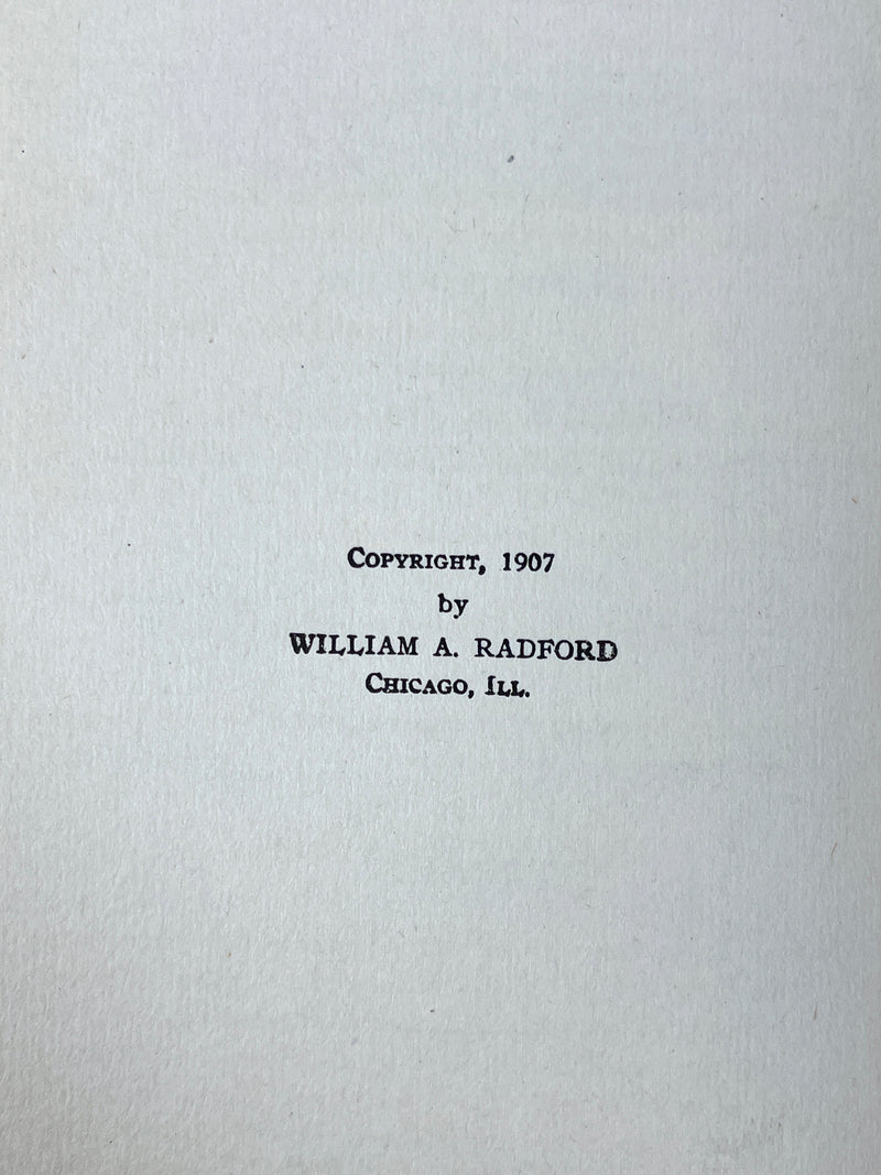 Steel Square and Its Uses, William Radford, 2 Vol, 1914, Very Good + hardcover