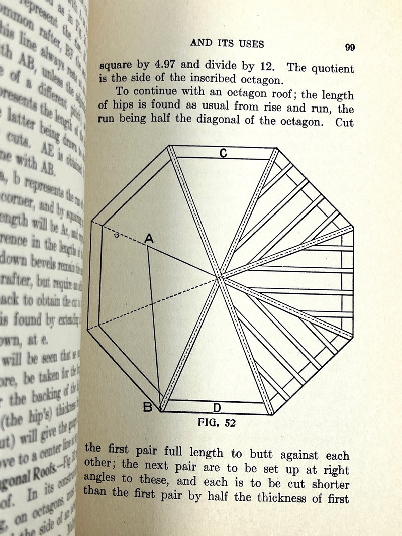 Steel Square and Its Uses, William Radford, 2 Vol, 1914, Very Good + hardcover