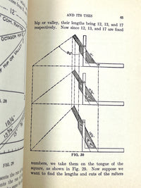 Steel Square and Its Uses, William Radford, 2 Vol, 1914, Very Good + hardcover