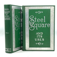 Steel Square and Its Uses, William Radford, 2 Vol, 1914, Very Good + hardcover