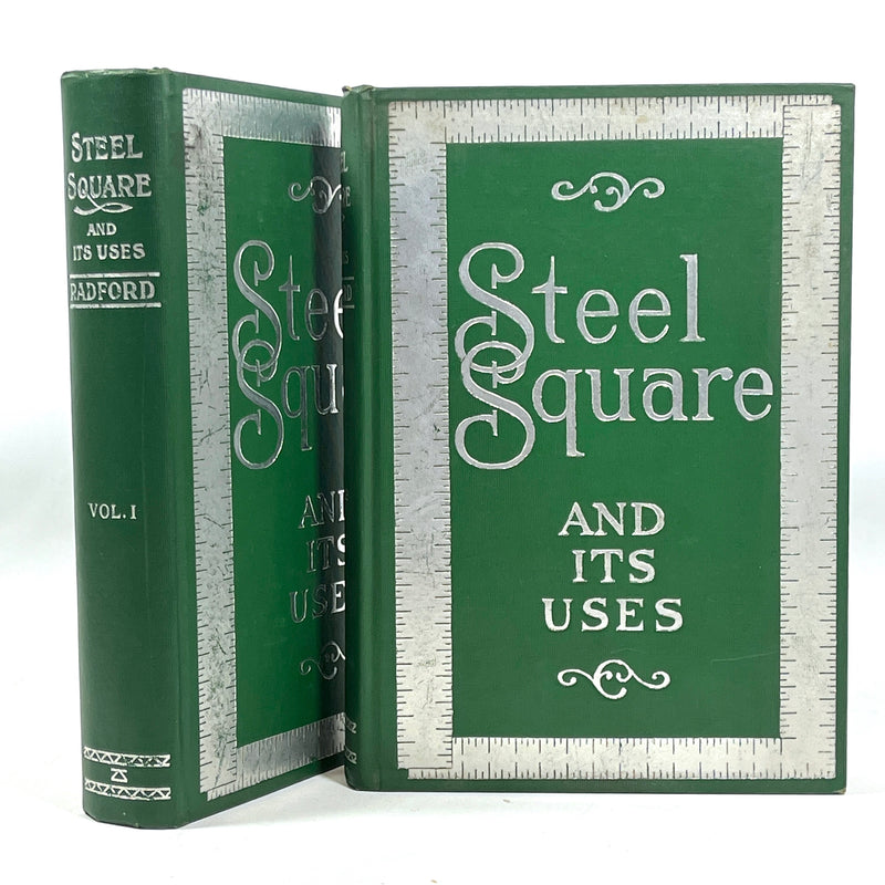 Steel Square and Its Uses, William Radford, 2 Vol, 1914, Very Good + hardcover