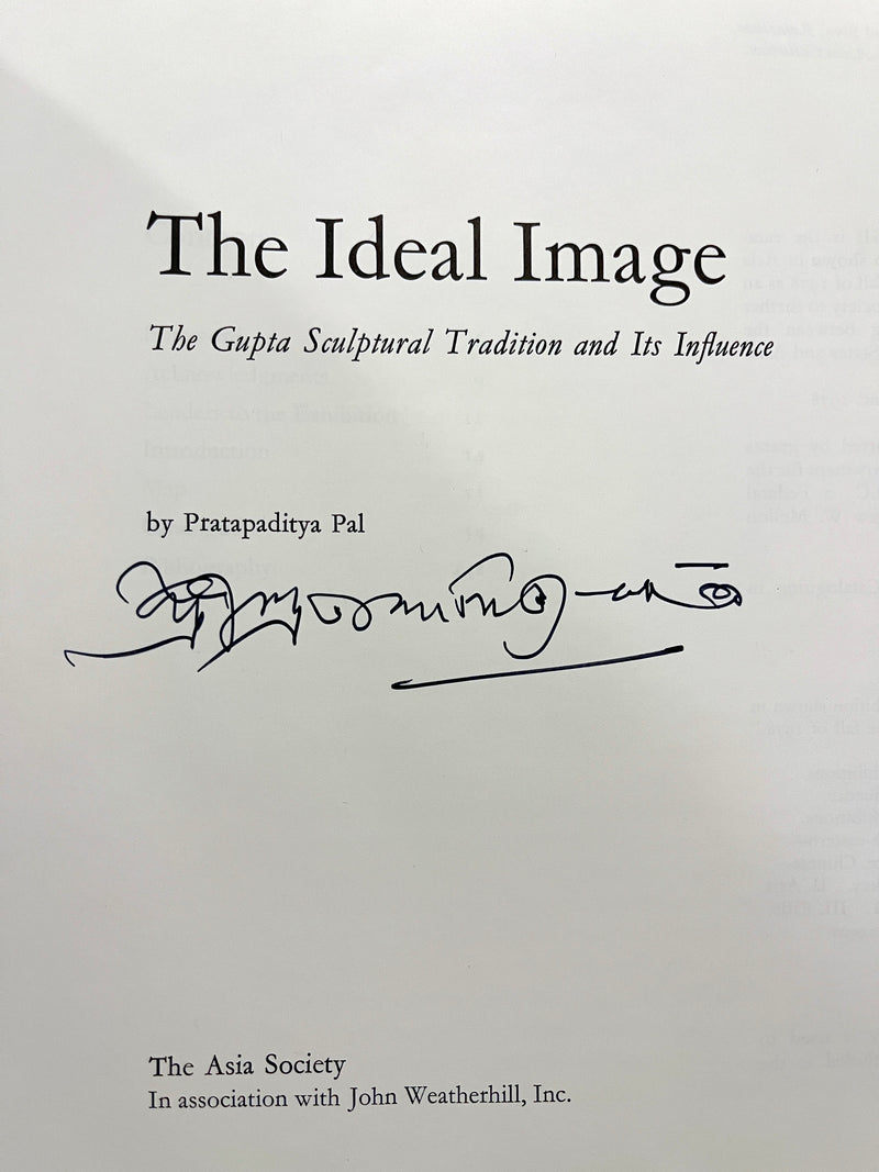 The Ideal Image: The Gupta Sculptural Tradition and Its Influence, SIGNED, 1978, VG HC DJ