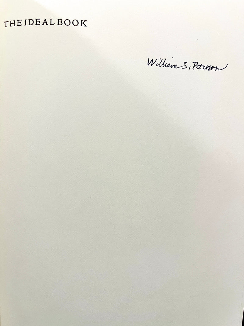 The Ideal Book: Essays and Lectures on the Arts of the Book, SIGNED, 1982, NF HC w/slipcase