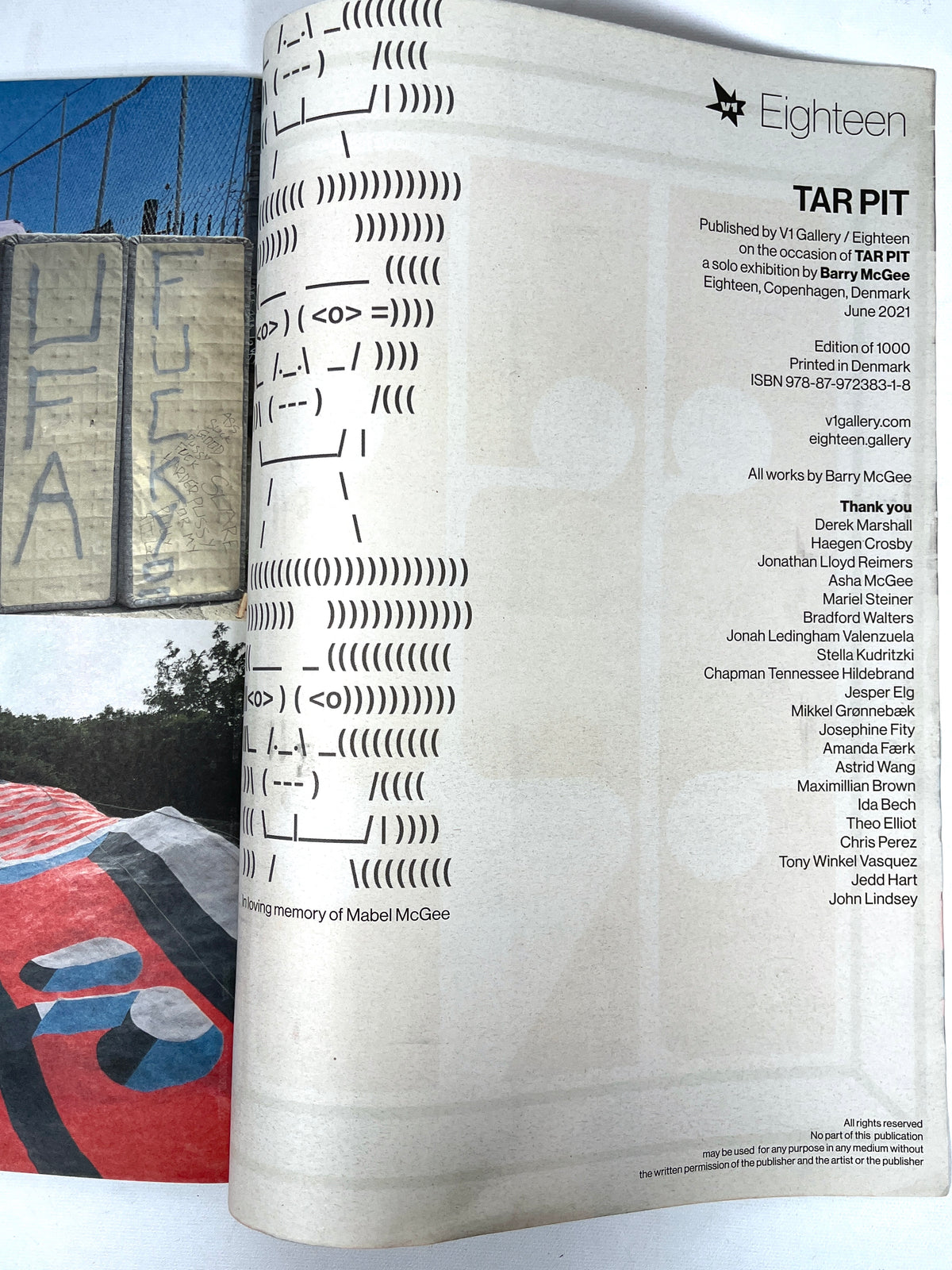 TP 21 (Tar Pit), Barry McGee, Limited Edition, 2021, Very Good staplebound catalog