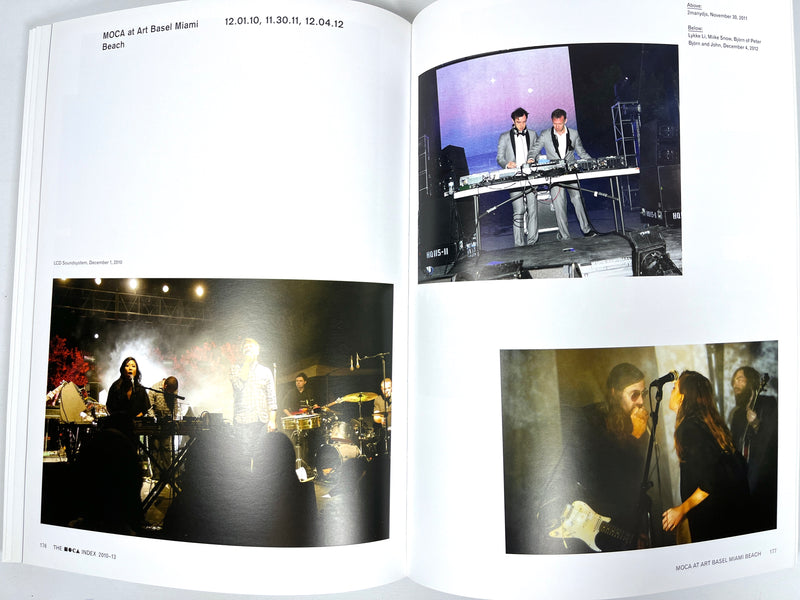 The Moca Index 2010-13, The Museum of Contemporary Art, 2013, Near Fine softcover