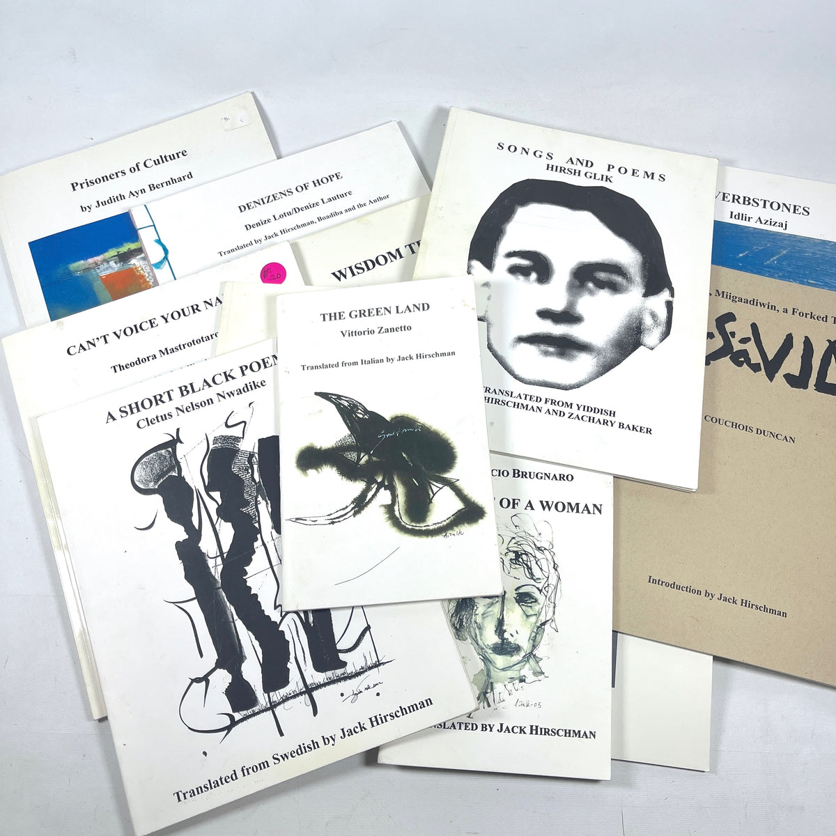 Jack Hirschman et al, Various CC Marimbo Publications 2005-2015, VG SCs x14