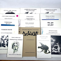 Jack Hirschman et al, Various CC Marimbo Publications 2005-2015, VG SCs x14