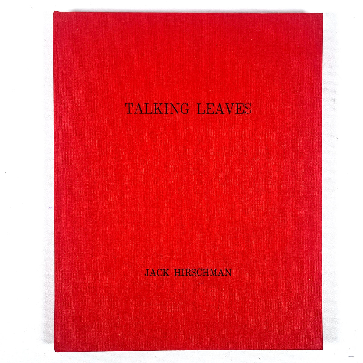 Jack Hirschman, Talking Leaves 1979, Sore Dove 2013, VG SIGNED Ltd. Ed box