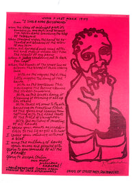 Jack Hirschman, Talking Leaves 1979, Sore Dove 2013, VG SIGNED Ltd. Ed box