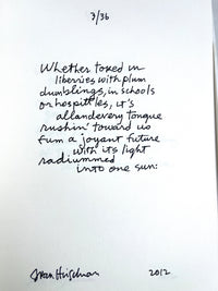 Jack Hirschman, The Ulitsea Arcane, Nicola Viviani 2012, NF SIGNED, org box #15/45