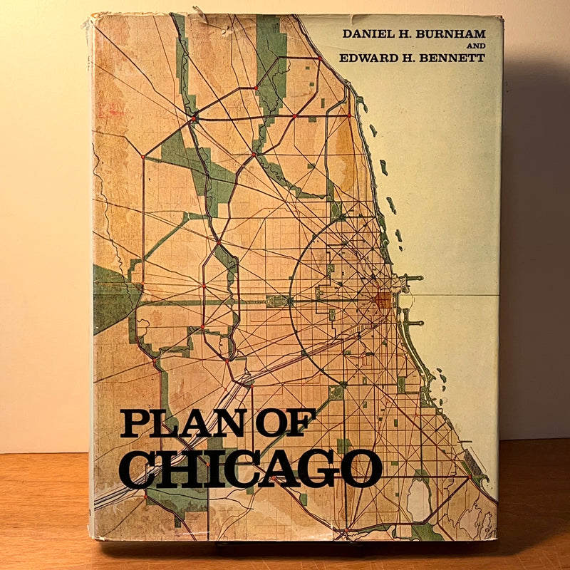 Plan of Chicago. D. H. Burnham, E. H. Bennett, Da Capo, 1970, NF 1st ed.