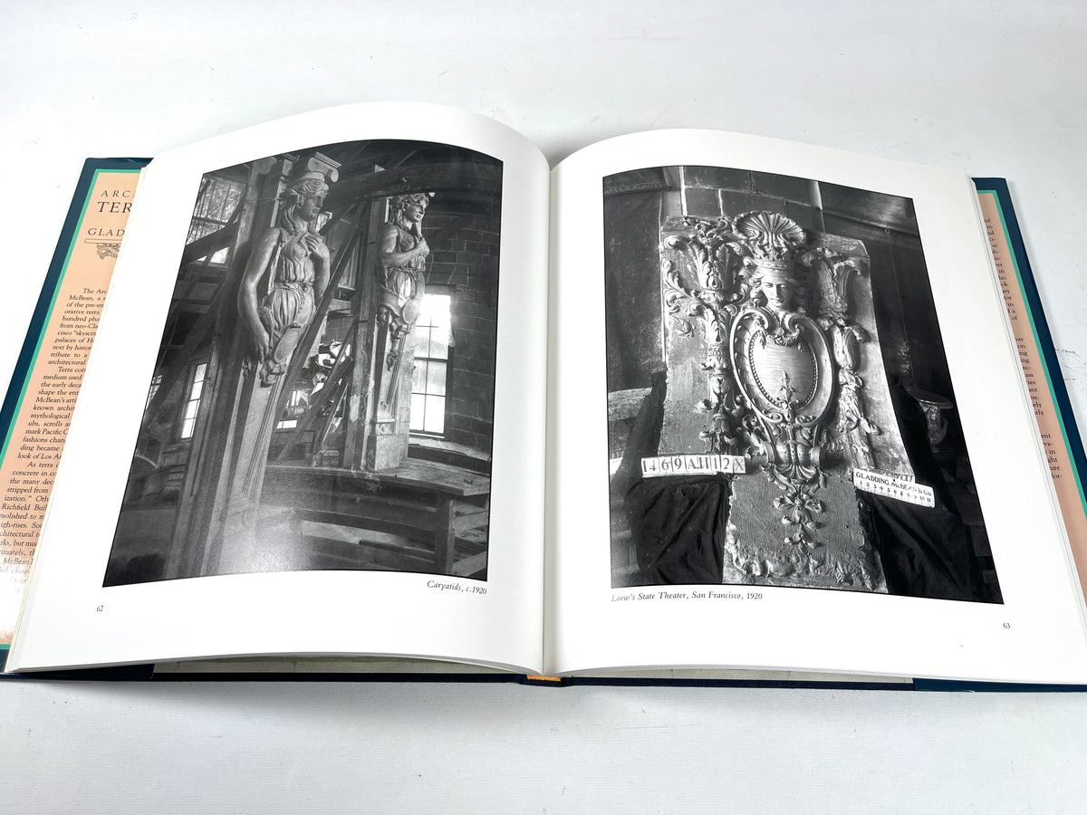 Architectural Terra Cotta of Gladding, McBean, First Printing, 1989, Near Fine hardcover w/DJ
