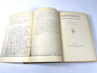 Dard Hunter, Papermaking Through Eighteen Centuries, 1930, Very Good hardcover