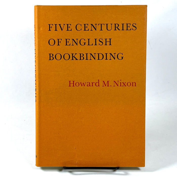 Howard M. Nixon, Five Centuries of English Bookbinding, 1978, Near Fine HC w/DJ, No Slipcase