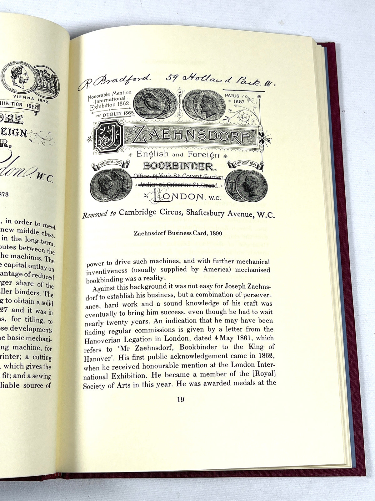 Frank Broomhead, The Zaehnsdorfs (1842-1947): Craft Bookbinders, 1986, Near Fine HC