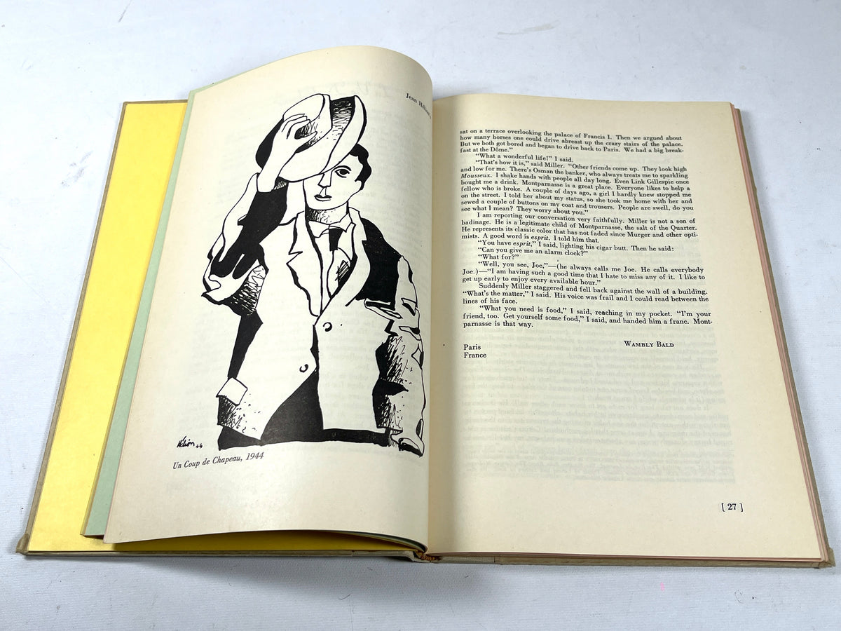 Bern Porter, The Happy Rock: A Book About Henry Miller, 167/3000, 1947 Very Good+ HC