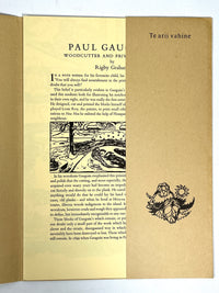 Paul Gauguin: Woodcutter and Private Printer, Brewhouse Broadsheet number 7, Limited Copies, 1969, Near Fine softcover.