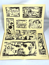 Paul Gauguin: Woodcutter and Private Printer, Brewhouse Broadsheet number 7, Limited Copies, 1969, Near Fine softcover.