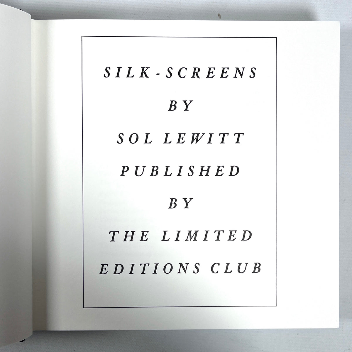 Jorge Luis Borges, Ficciones, Limited Editions Club, 1984 illust. Sol Lewitt, SIGNED, Fine