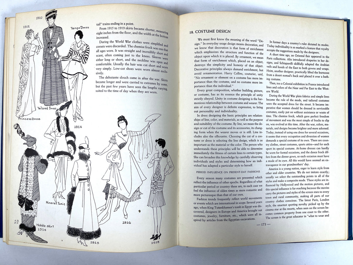 Fashion Drawing: How To Do It, Hazel R. Doten, Constance Boulard, 1939, VG HC