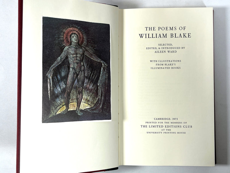 The Poems of William Blake, Limited Editions Club, 1973, #1393/1500, Fine