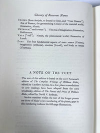 The Poems of William Blake, Limited Editions Club, 1973, #1393/1500, Fine